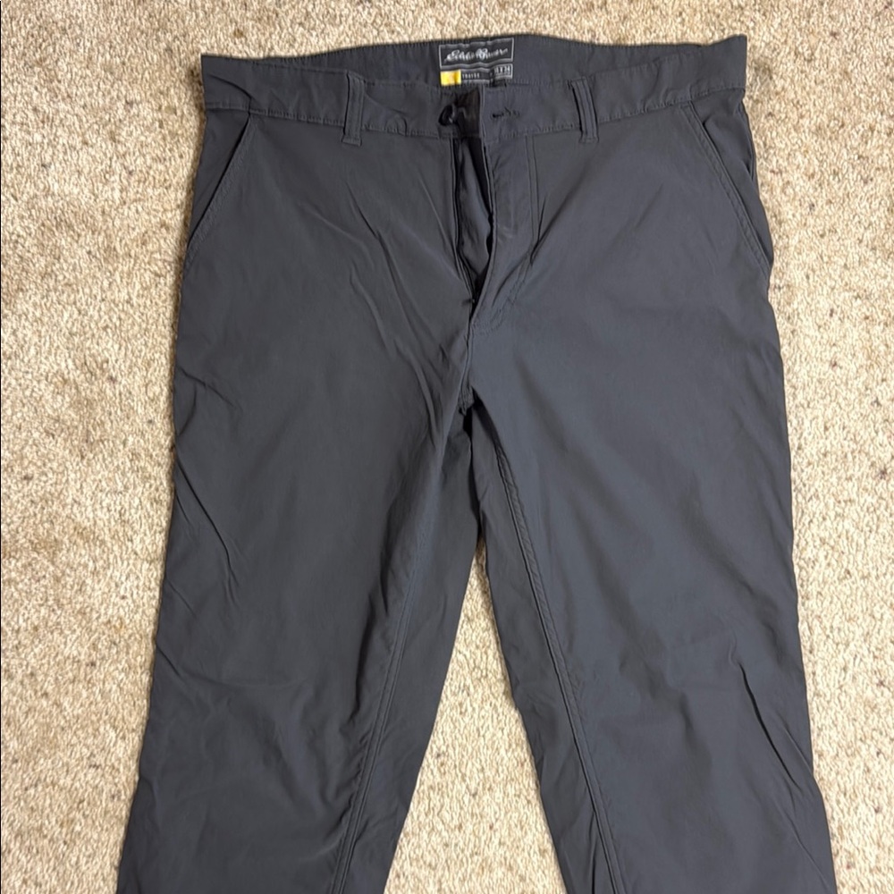 Eddie Bauer 35x34 Gray chino Pants